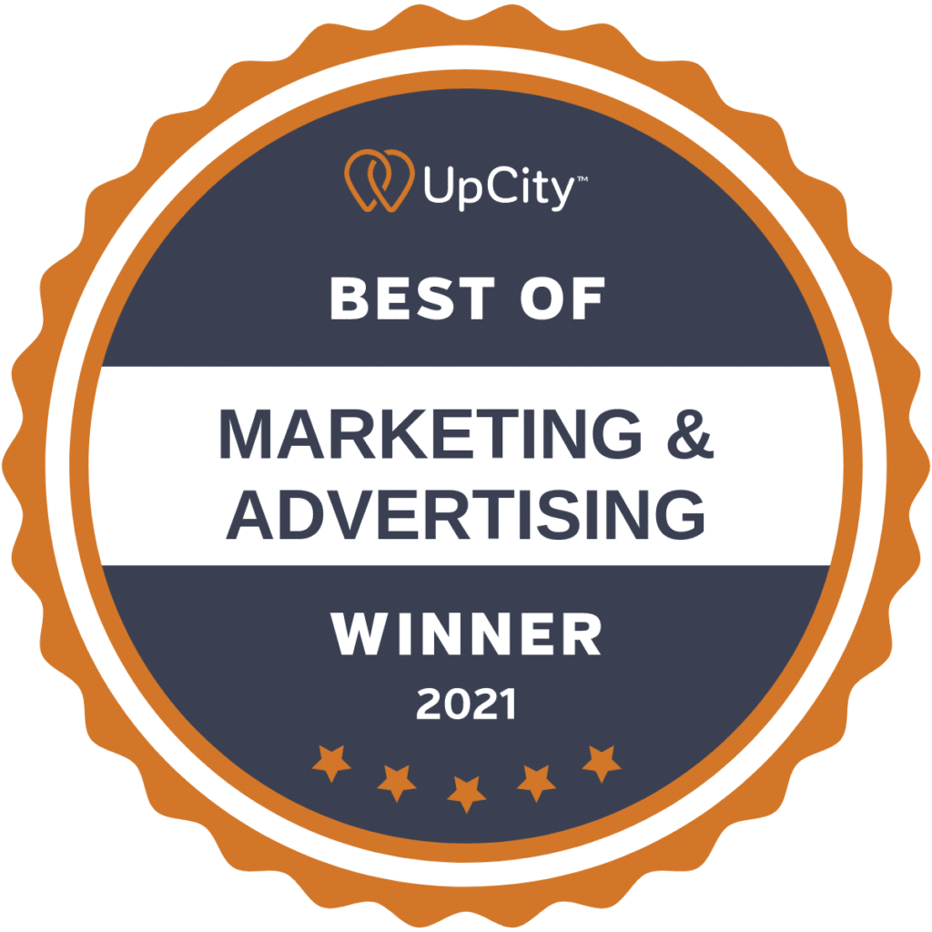 Best marketing & advertising agency in 2021 by UpCity