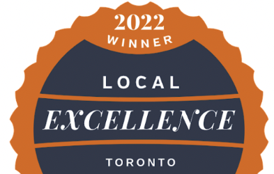 Upcity Local Excellence Award 2022 Toronto Dental Marketing